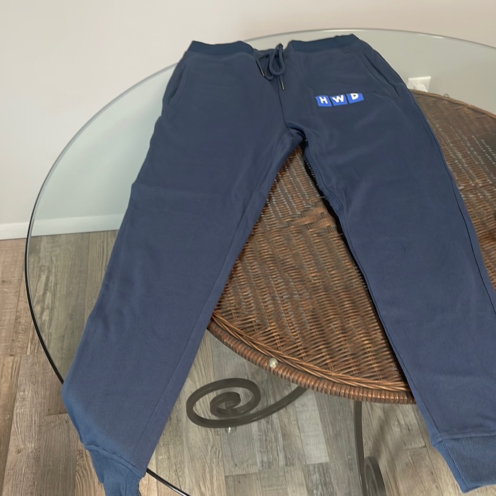 NEVER WIRN NAVY BLUE HWD JOGGERS